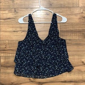 Flowy floral tank